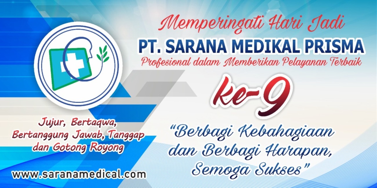Dirgahayu ke 9 Sarana Medikal Prisma | PT. Sarana Medikal Prisma »  Distributor gas medis Beaconmedaes dan Distributor Nurse call Ascom